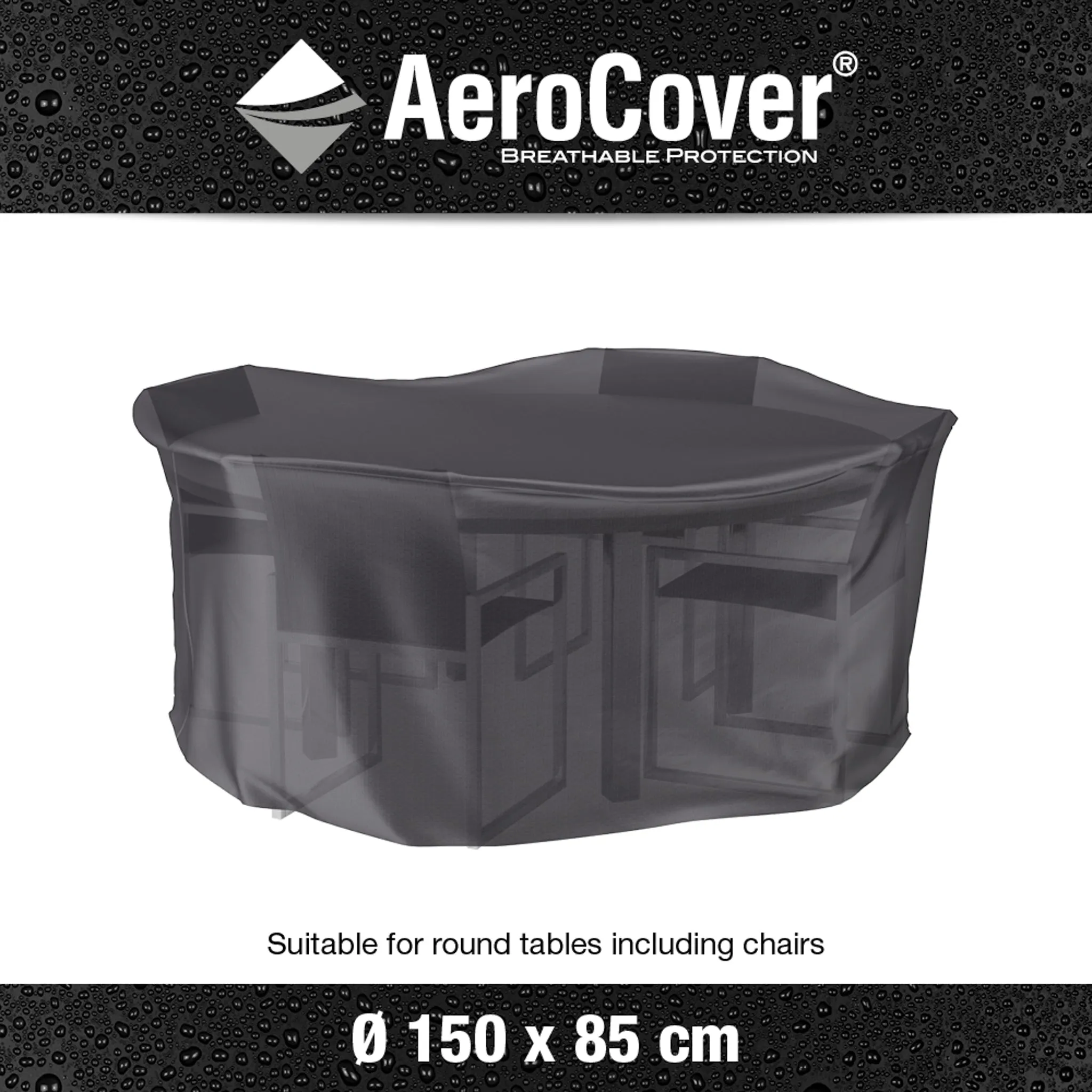 AeroCover - Garden Set Round Cover 150 x 85cm high