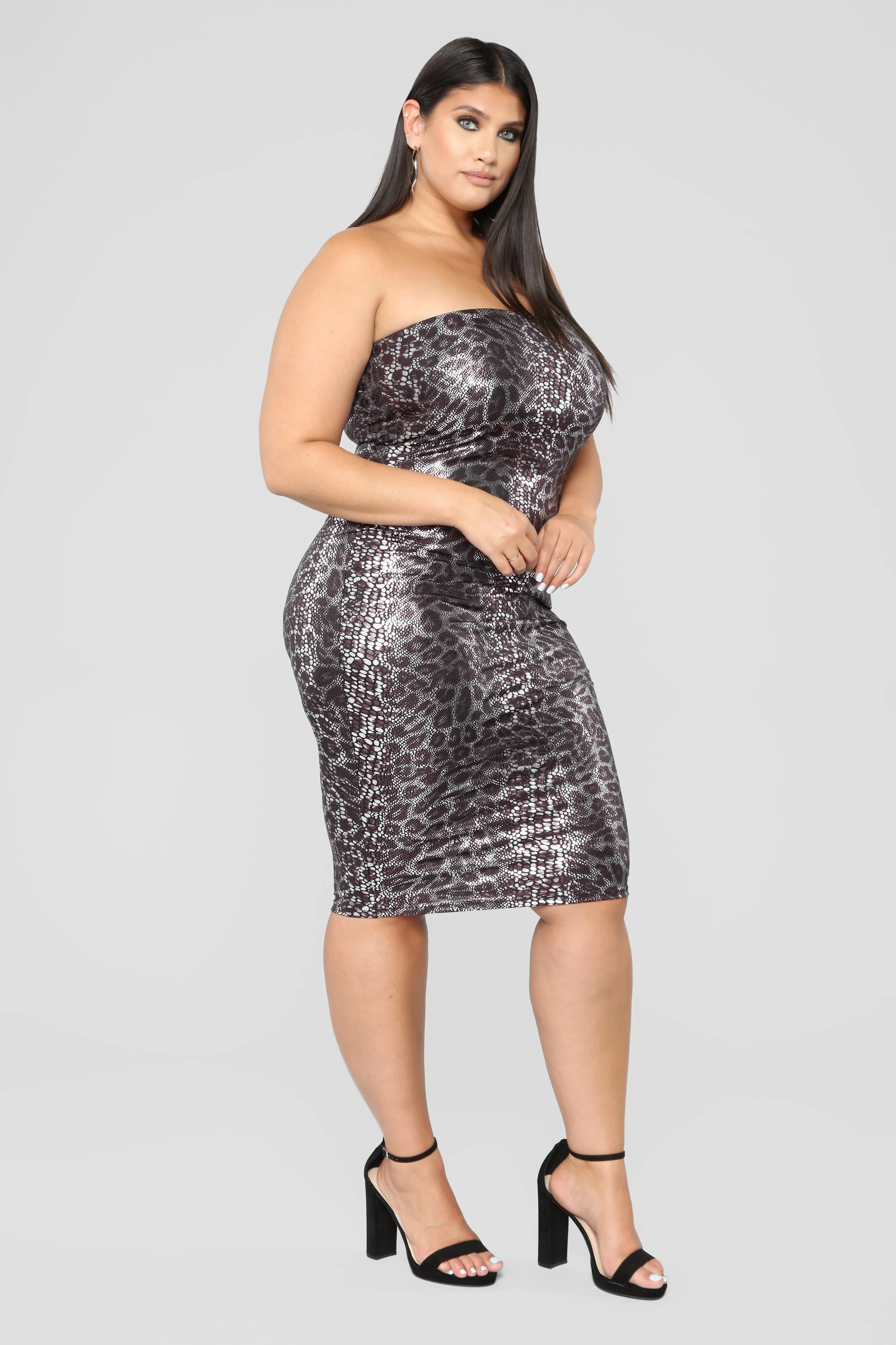 Animalistic Vibes Dress - Purple