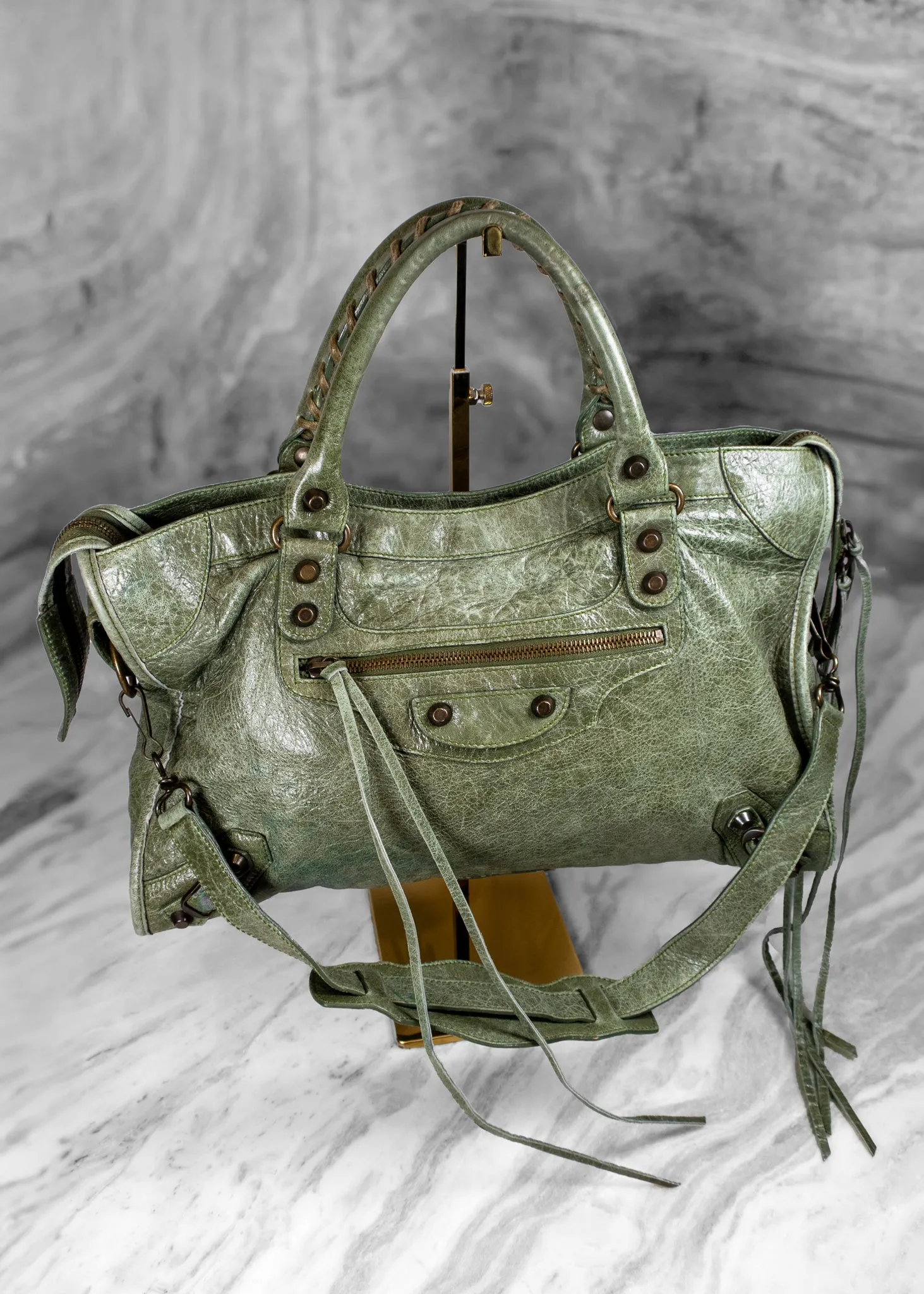 Balenciaga Chevre Motocross Classique Bag