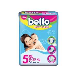 BELLO BABY DIAPER 5 XL 66PCS