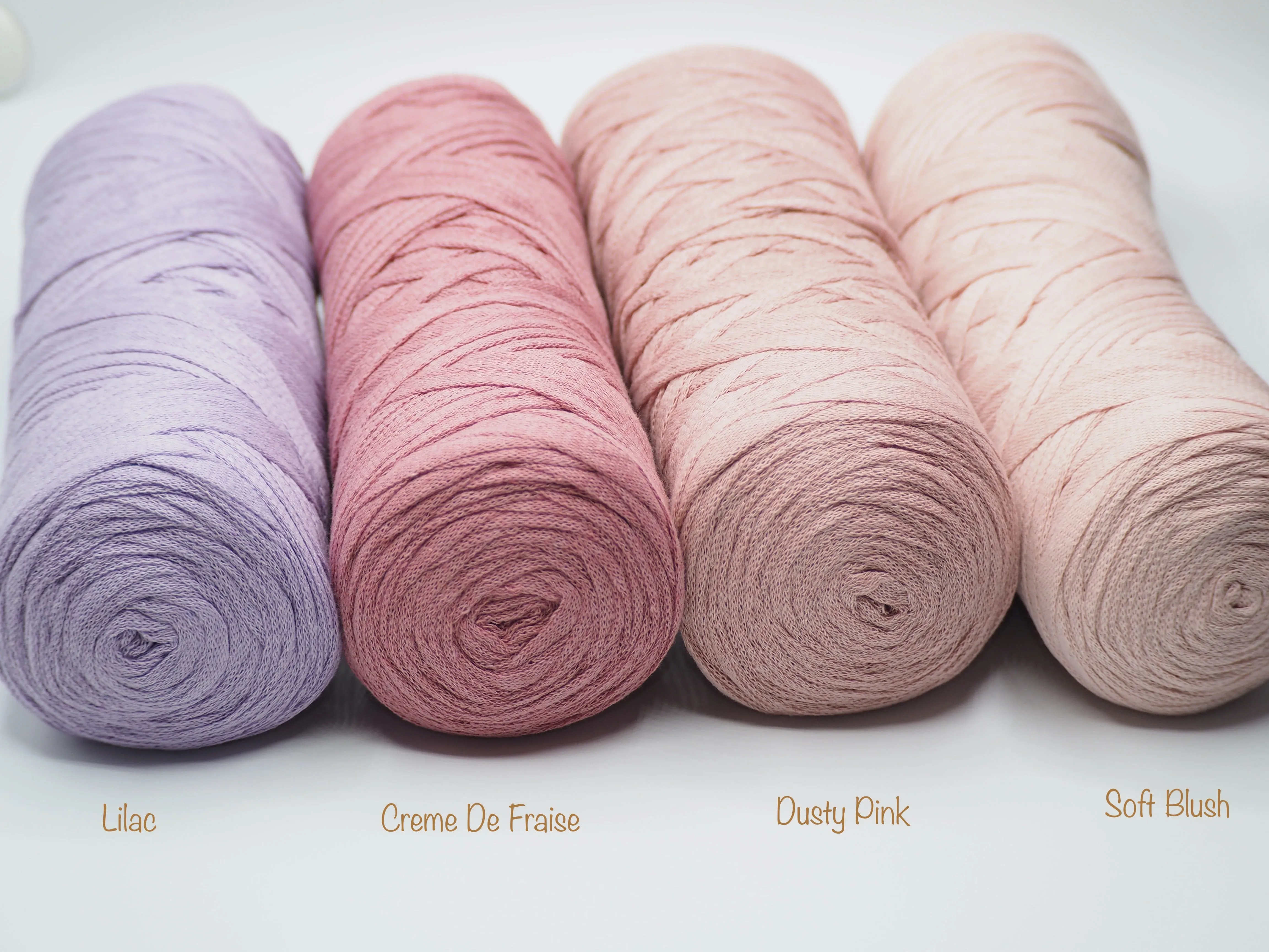 Cotton Ribbon Cord - Lilac ♻️