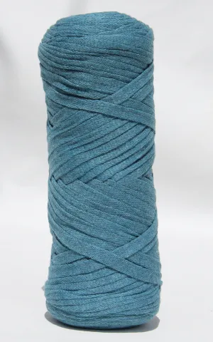 Cotton Ribbon Cord - London Blue ♻️