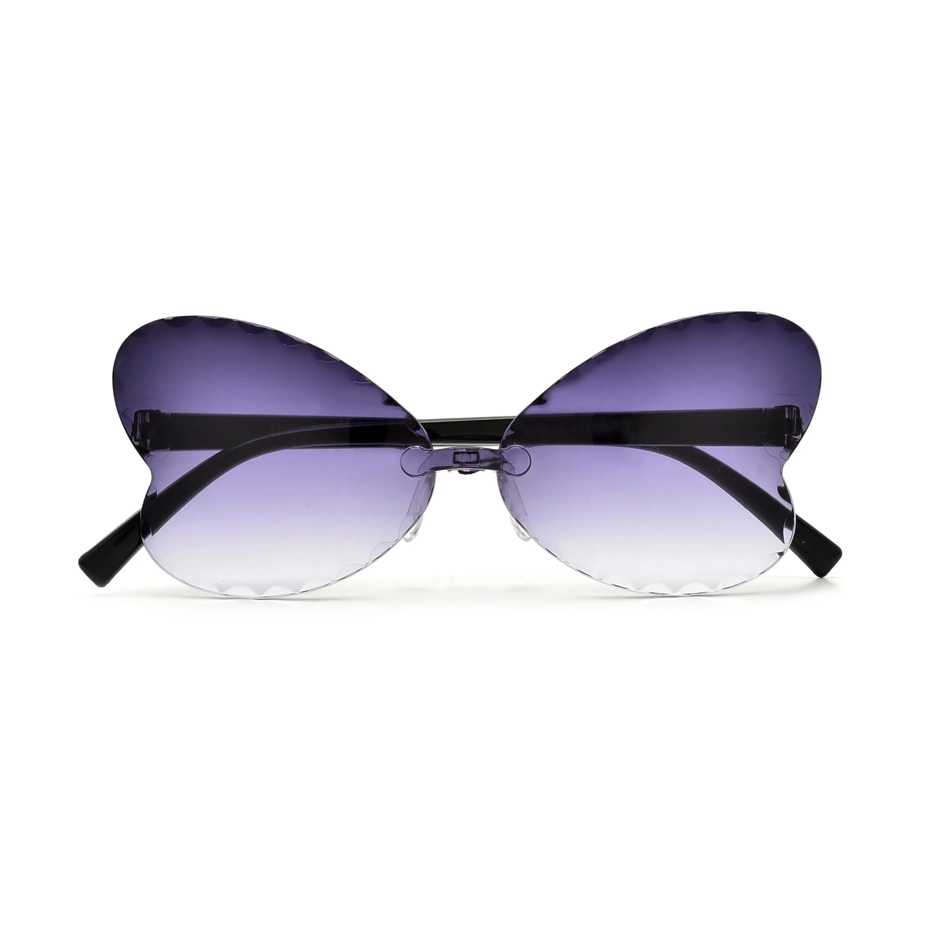 Cute Rimless Butterfly Kids Fit Sunnies