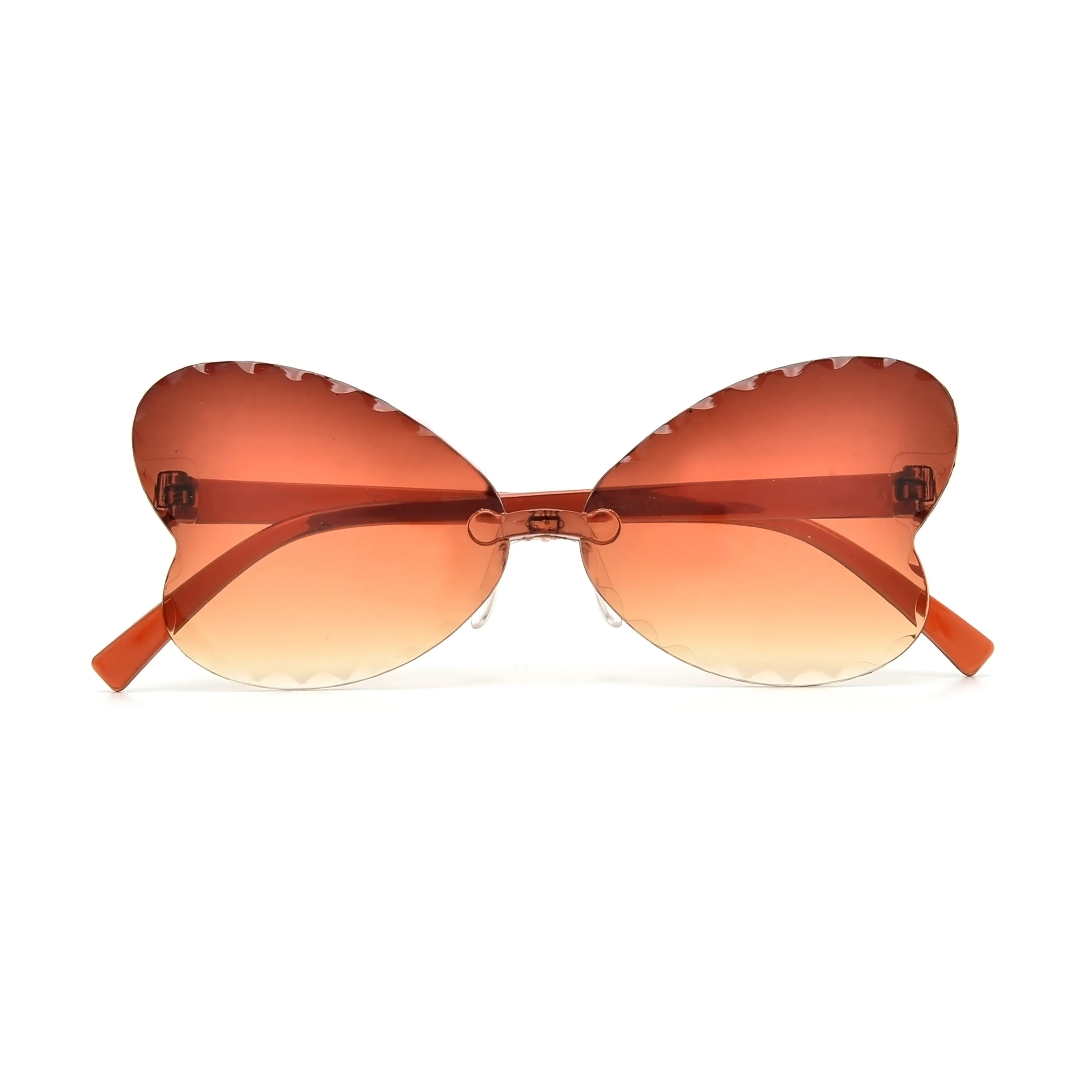 Cute Rimless Butterfly Kids Fit Sunnies