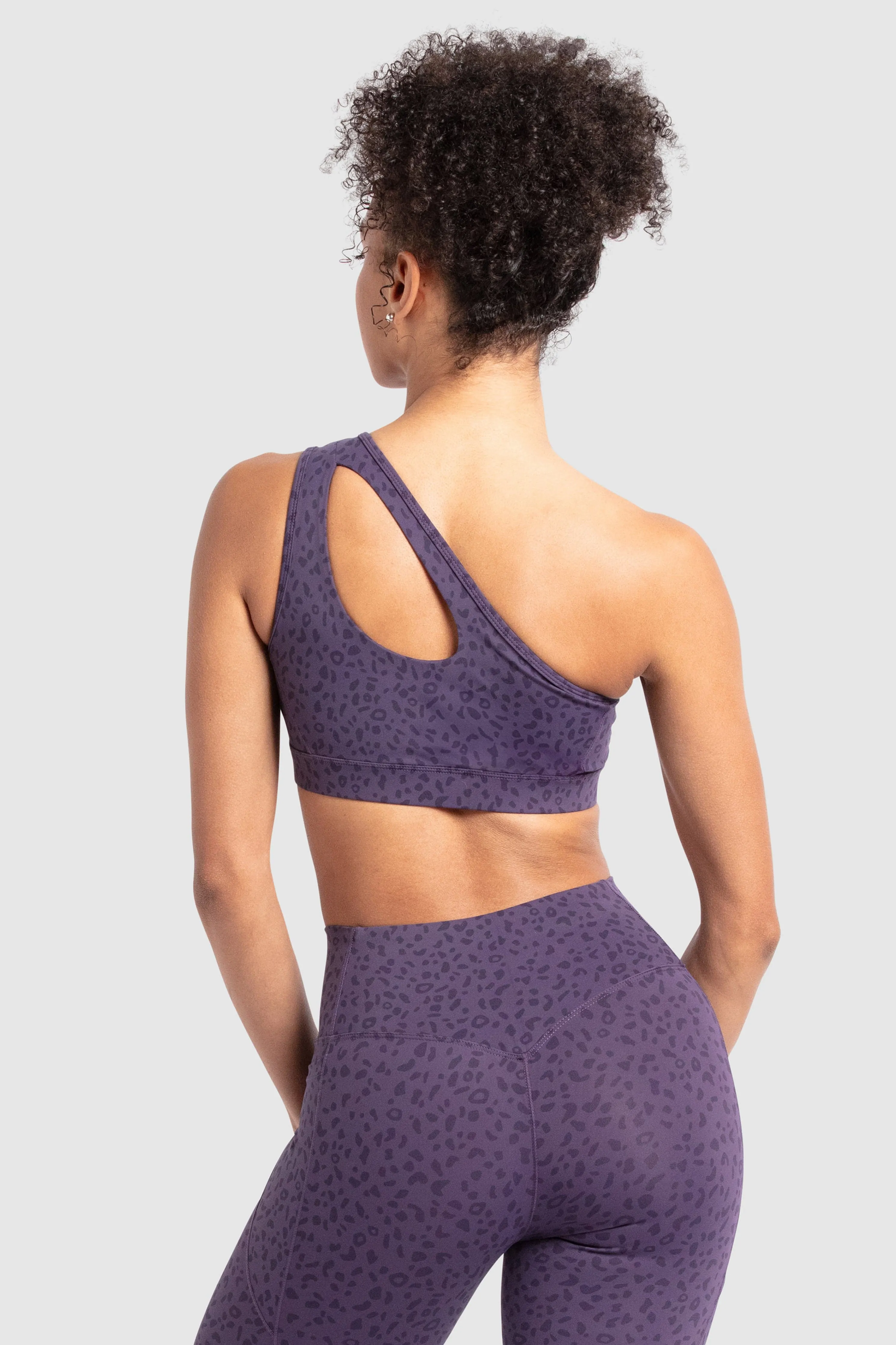 Desire Crop - Purple Leopard