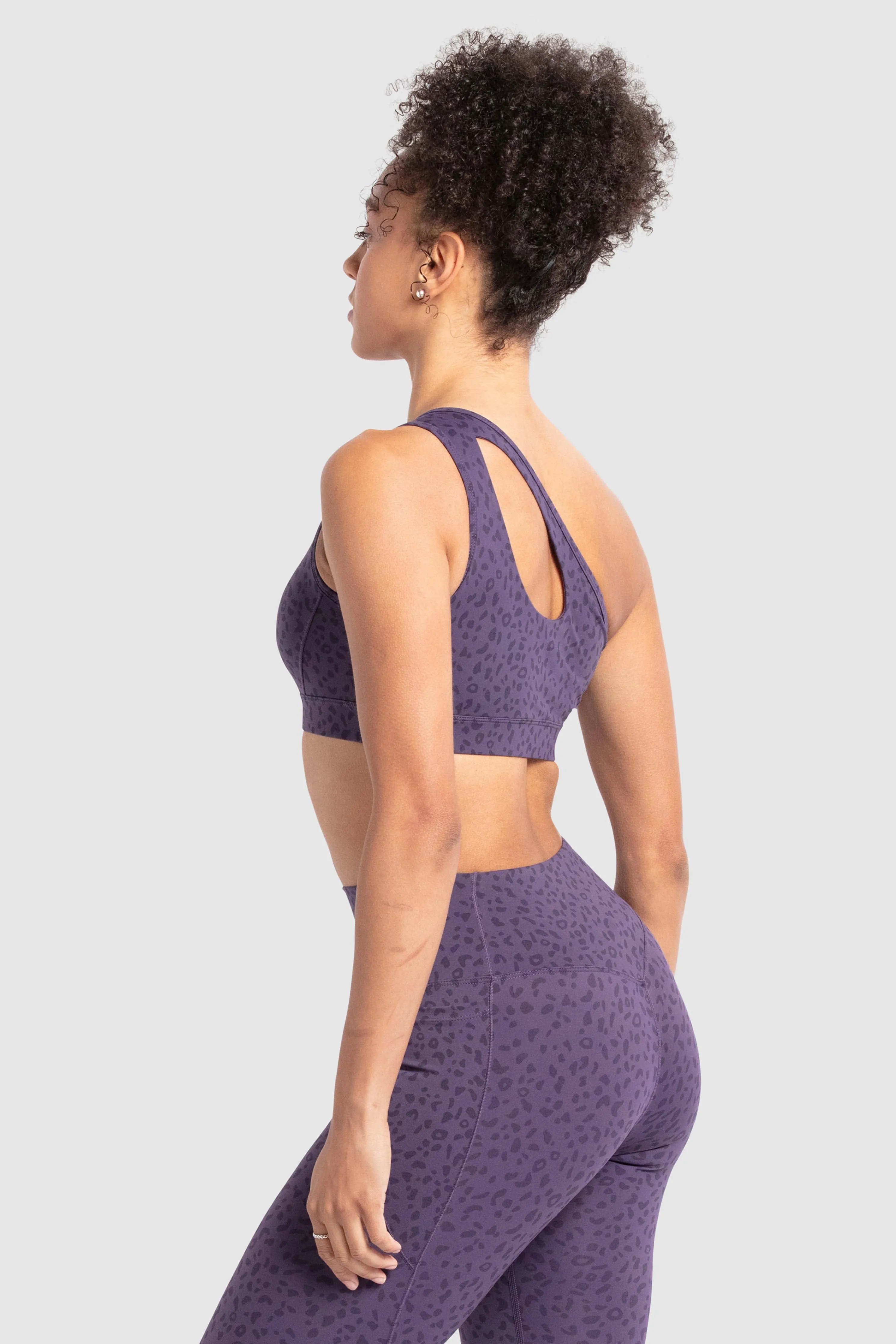 Desire Crop - Purple Leopard