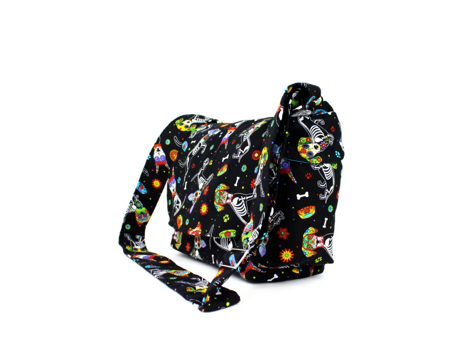 Dog Day of the Dead / Dia de los Muertos Inspired Bag #MB602