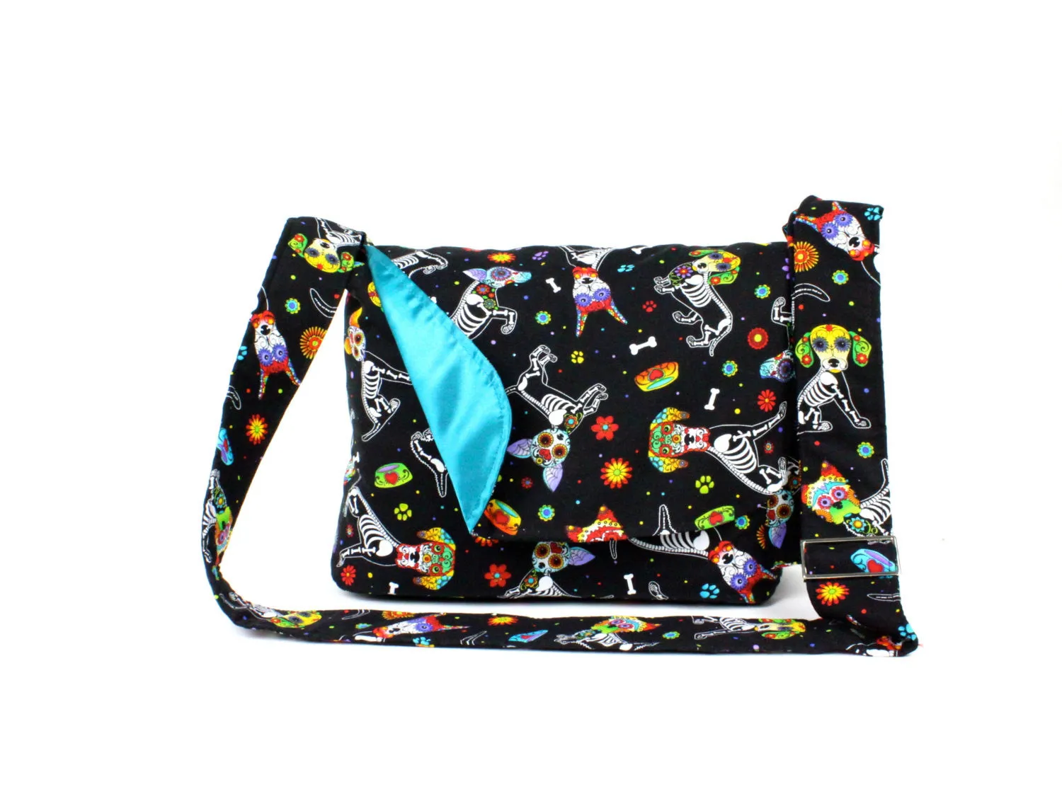 Dog Day of the Dead / Dia de los Muertos Inspired Bag #MB602