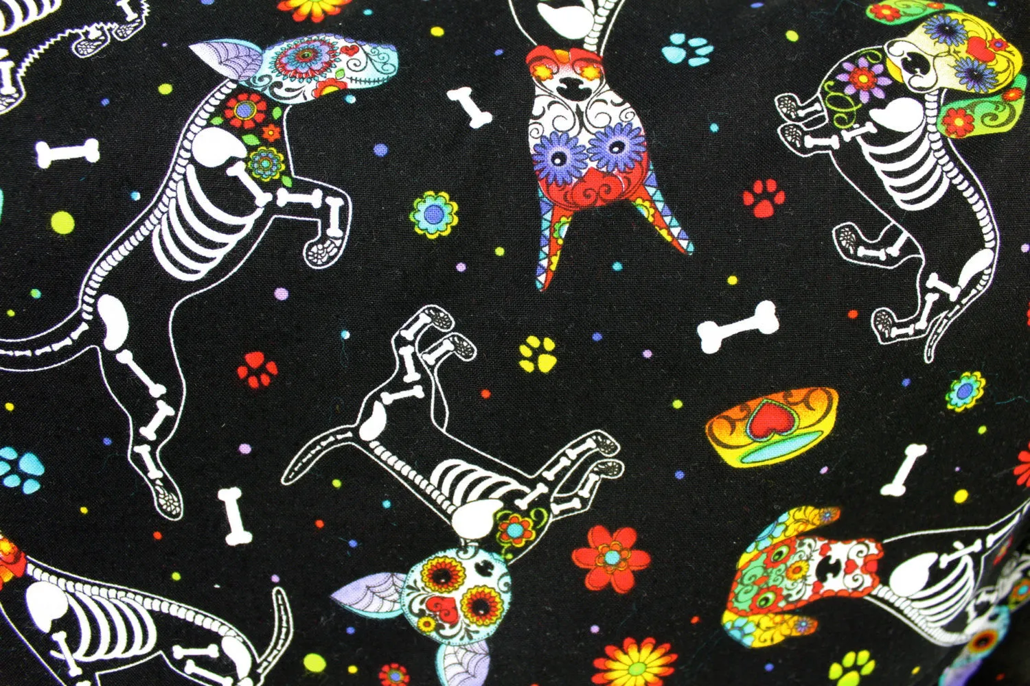Dog Day of the Dead / Dia de los Muertos Inspired Bag #MB602
