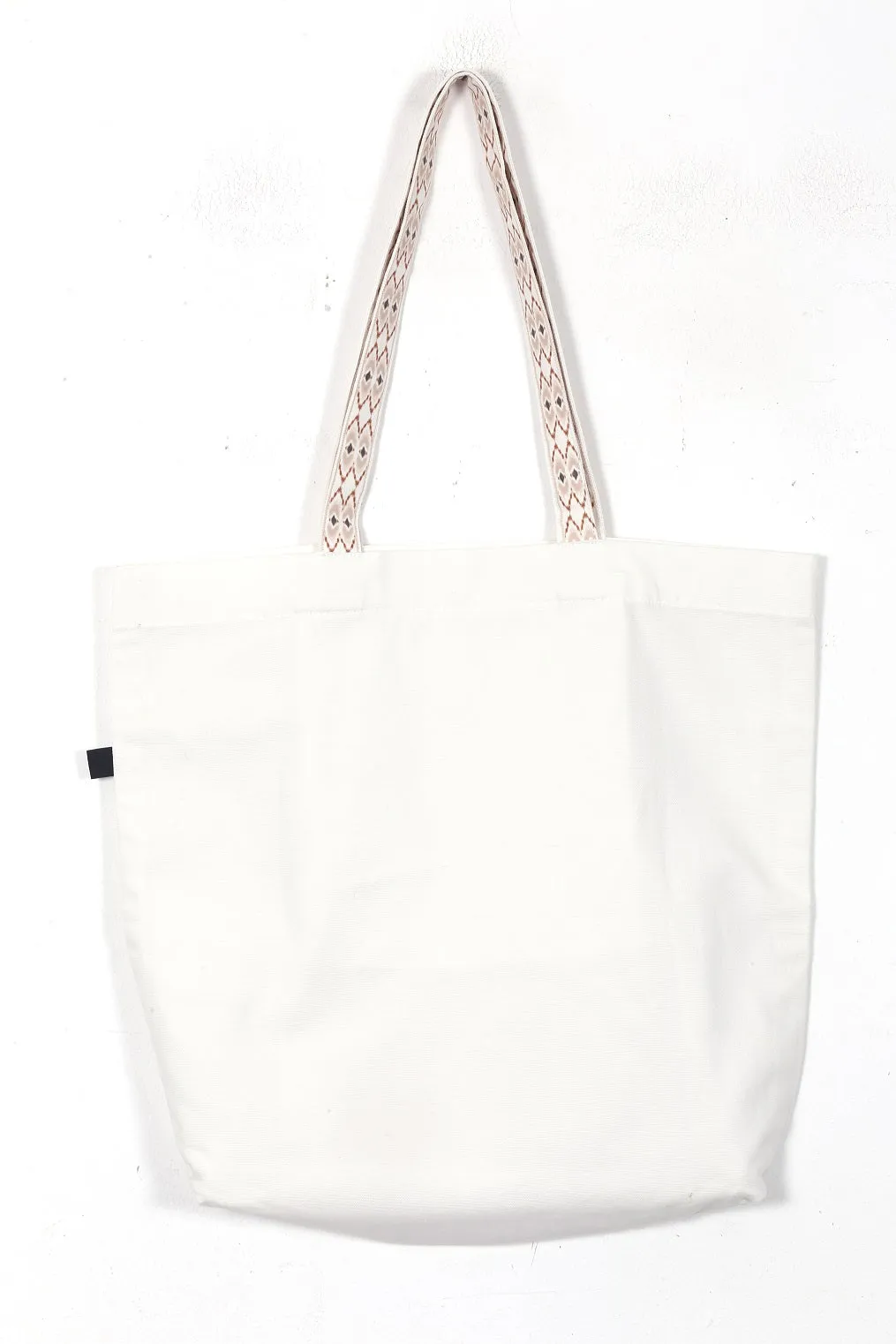 Ethnic-Style Ikat Printed Tote Bag