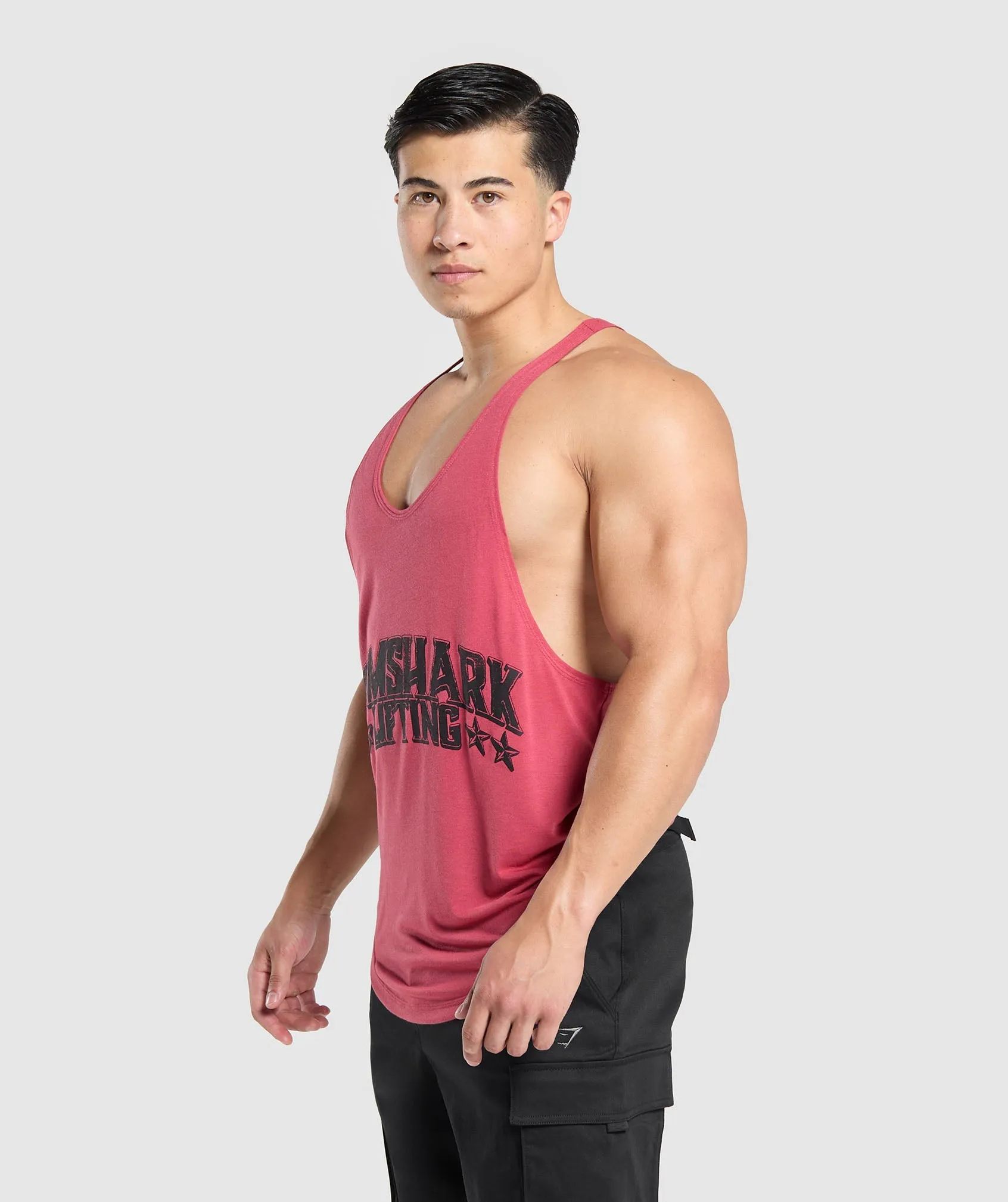 Gymshark Lifting Stars Stringer - Vintage Pink