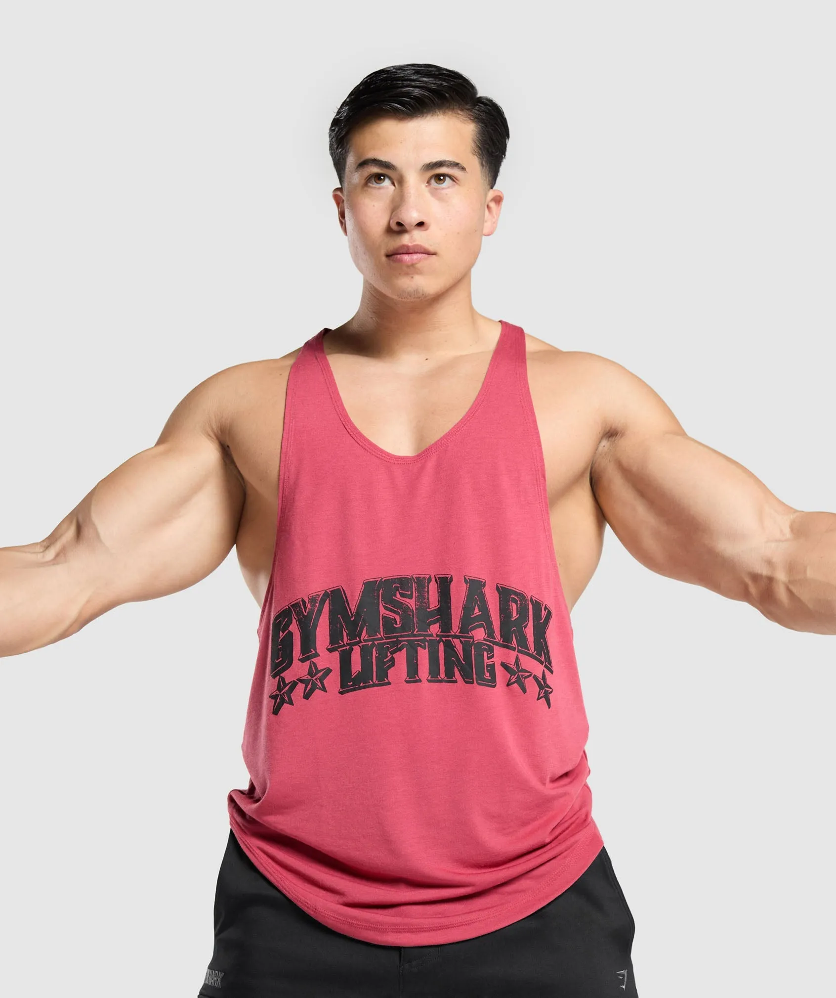 Gymshark Lifting Stars Stringer - Vintage Pink