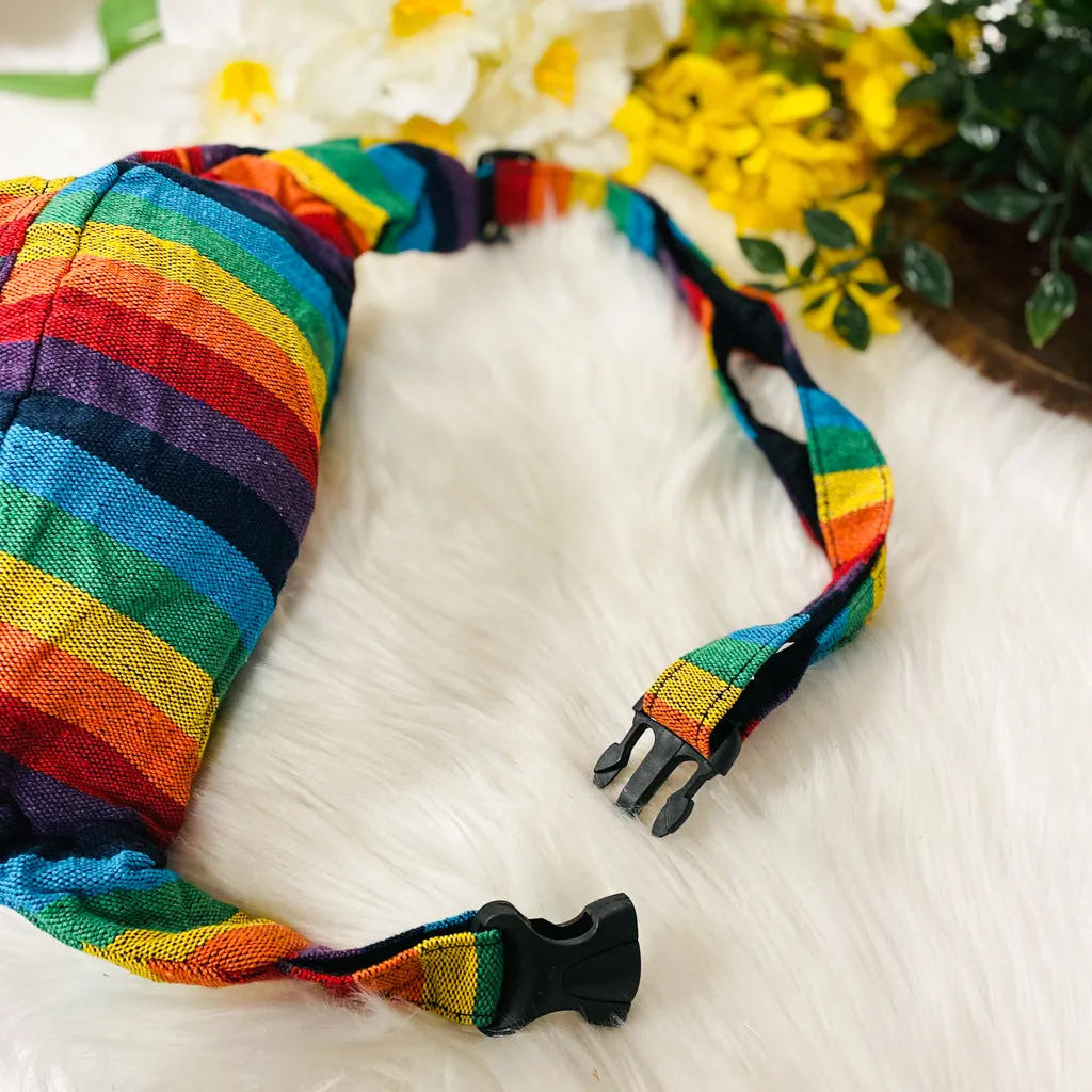 Handwoven Cotton Unisex Colorful/Pride Fanny Packs