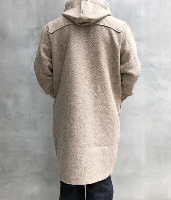 INTERIM/HYPER BIG CASHMERE HEAVY ROYAL NAVY DUFFEL COAT (BEIGE)
