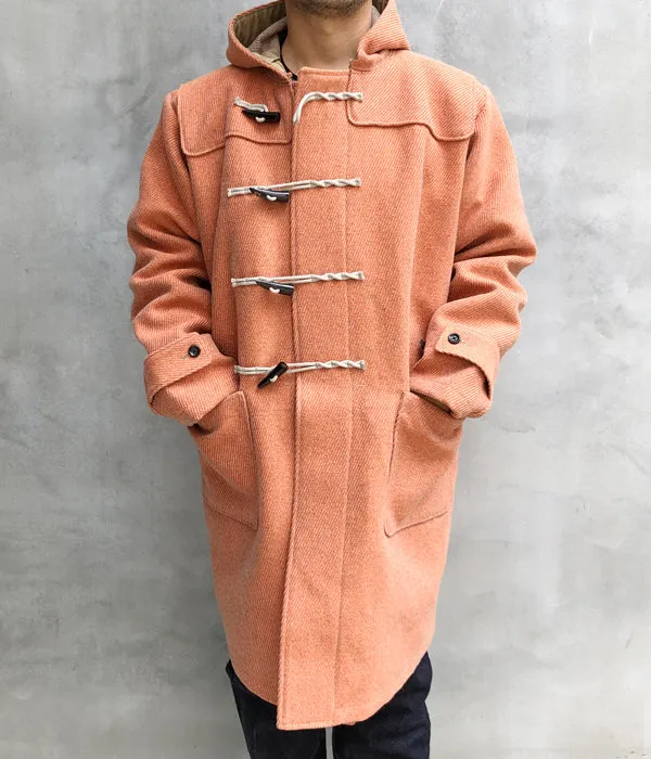 INTERIM/HYPER BIG CASHMERE HEAVY ROYAL NAVY DUFFEL COAT (ORANGE)