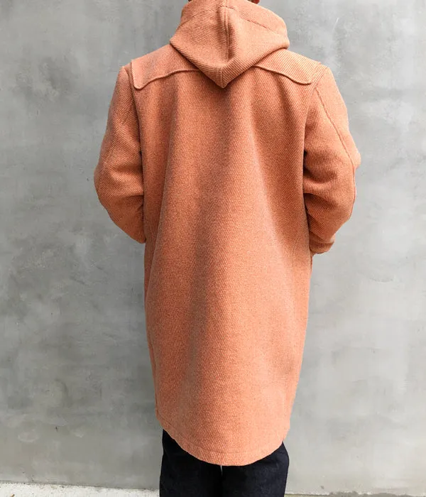 INTERIM/HYPER BIG CASHMERE HEAVY ROYAL NAVY DUFFEL COAT (ORANGE)