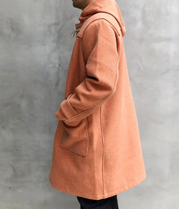 INTERIM/HYPER BIG CASHMERE HEAVY ROYAL NAVY DUFFEL COAT (ORANGE)