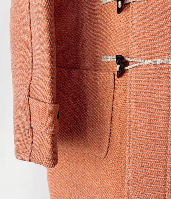 INTERIM/HYPER BIG CASHMERE HEAVY ROYAL NAVY DUFFEL COAT (ORANGE)