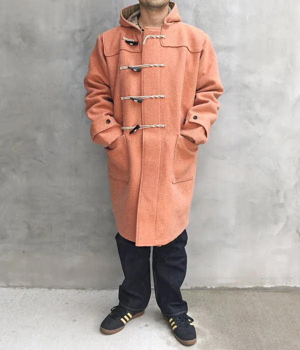INTERIM/HYPER BIG CASHMERE HEAVY ROYAL NAVY DUFFEL COAT (ORANGE)