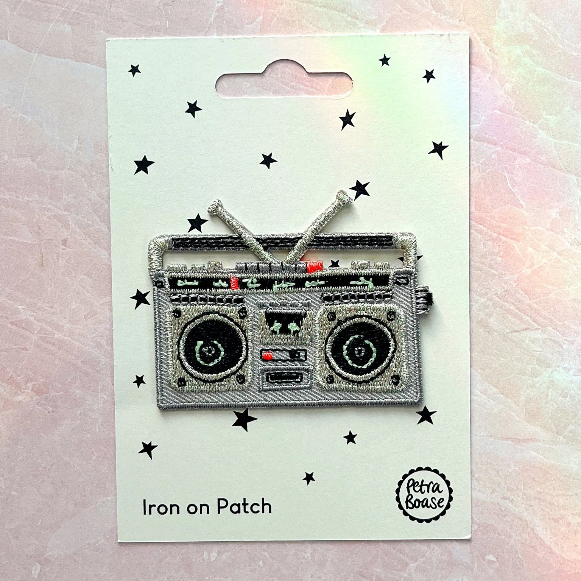 Iron on Patch - Boom Box