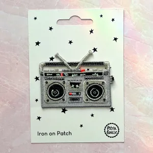 Iron on Patch - Boom Box