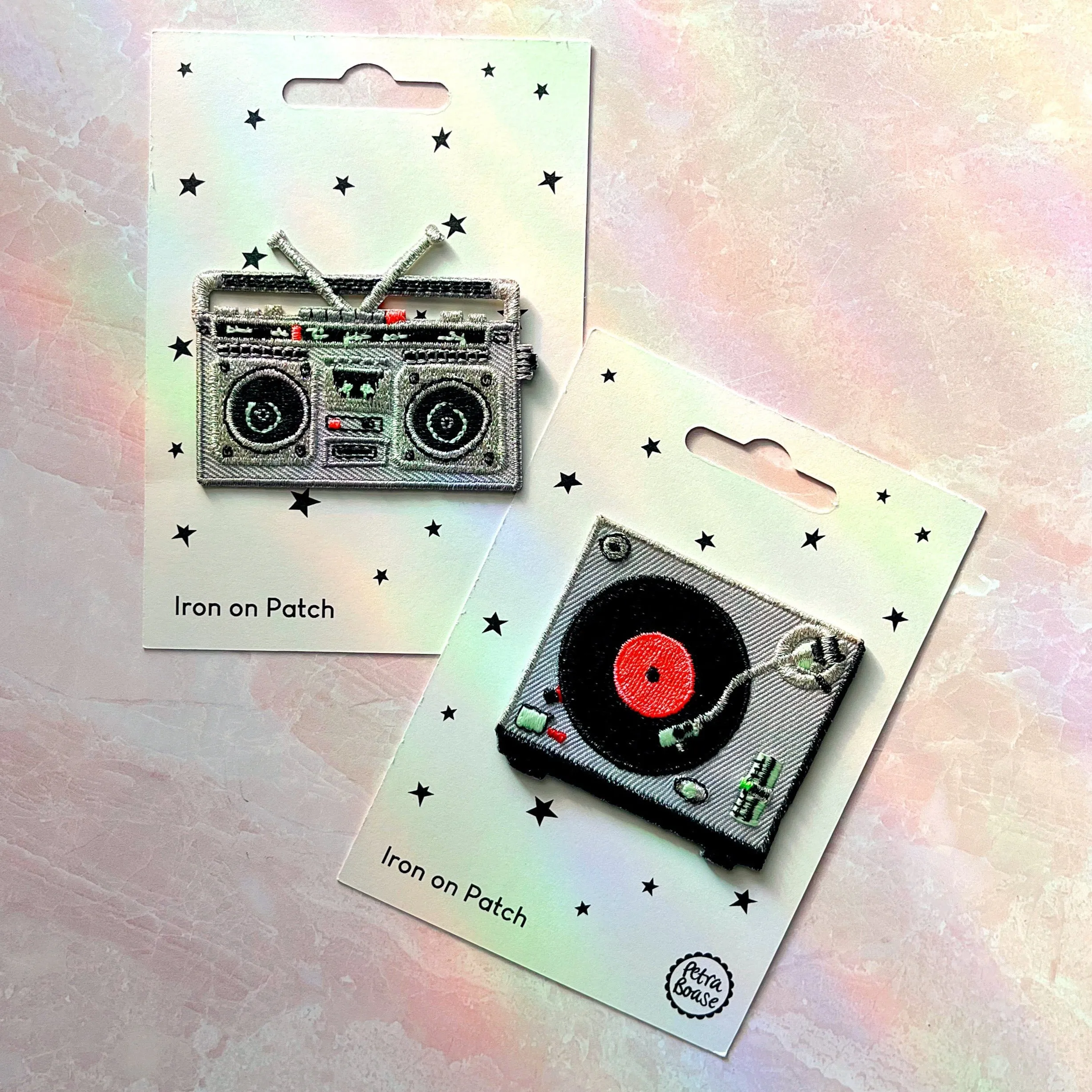 Iron on Patch - Boom Box