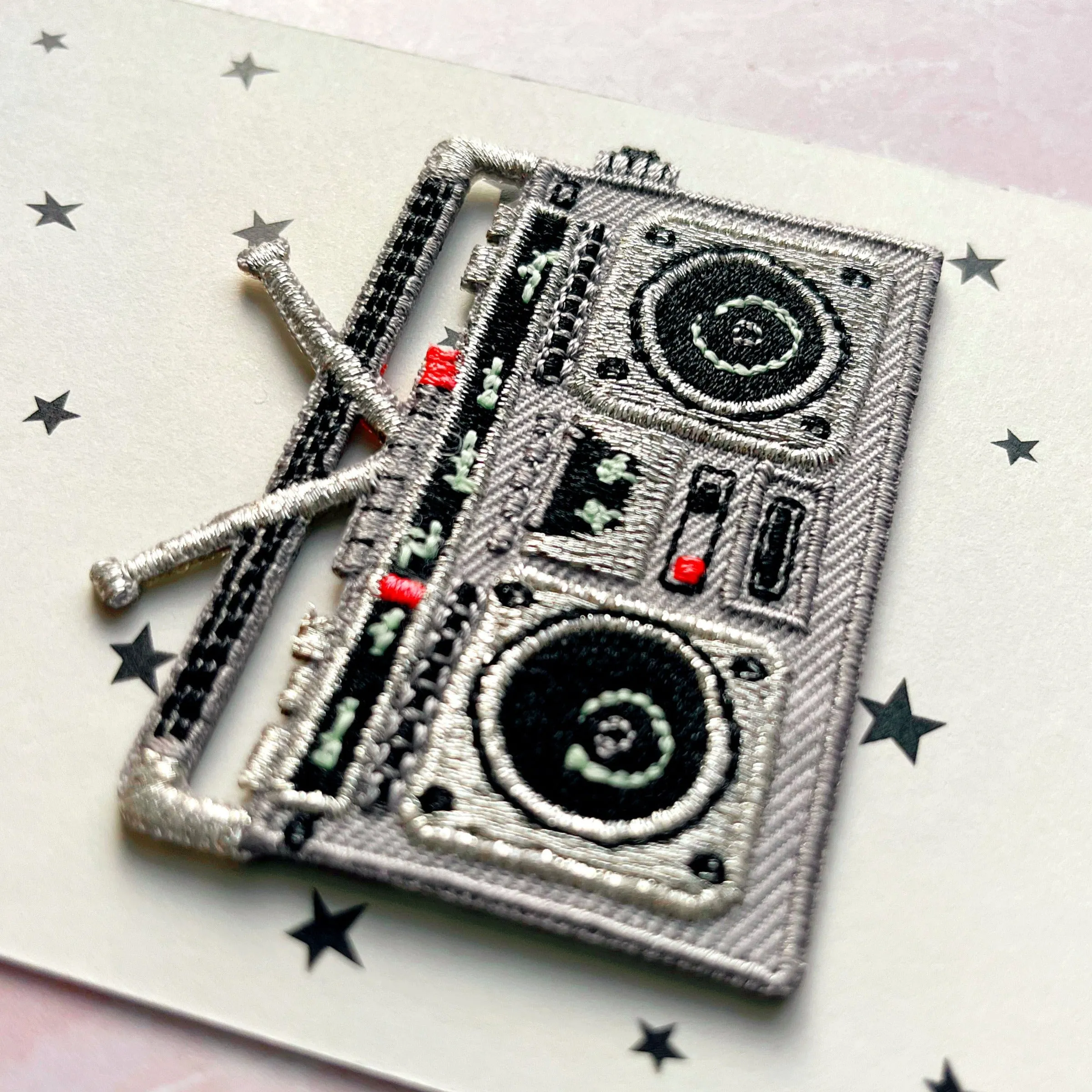 Iron on Patch - Boom Box