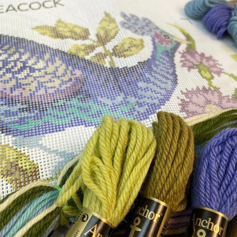 Jane Austen Peacock - Tapestry Kit