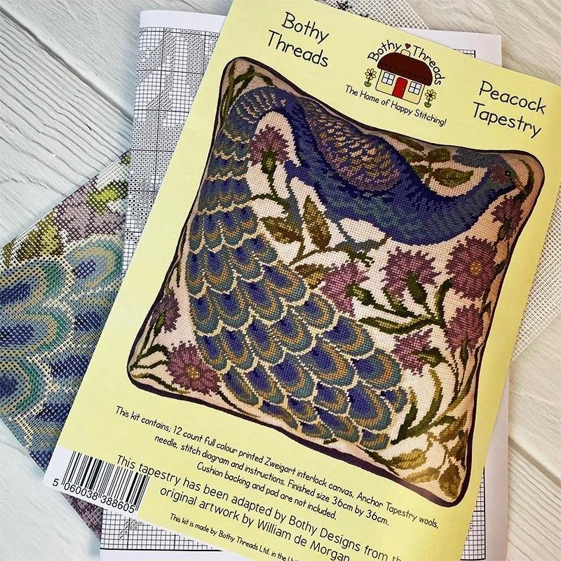 Jane Austen Peacock - Tapestry Kit