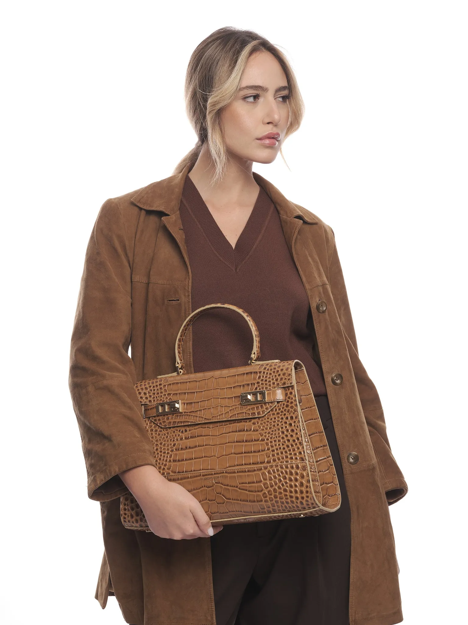 Kim Croco 14" - Light Beige