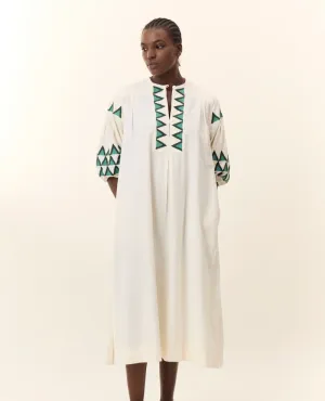 Leon & Harper Rudo Alpha Off White Dress