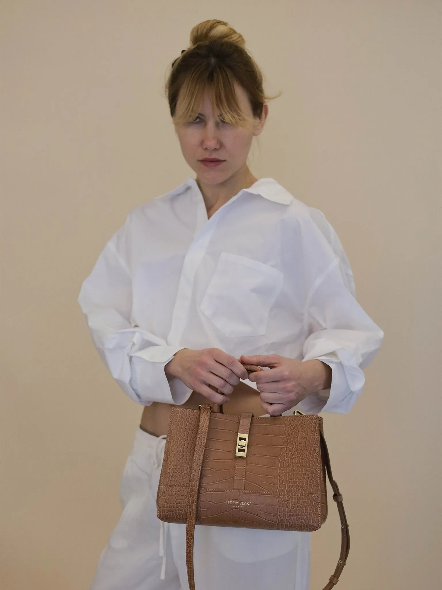 Lola Croco 10" - Dark Blush