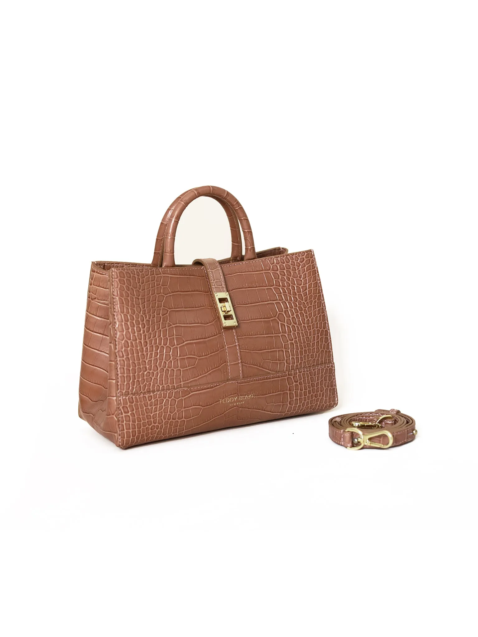 Lola Croco 10" - Dark Blush