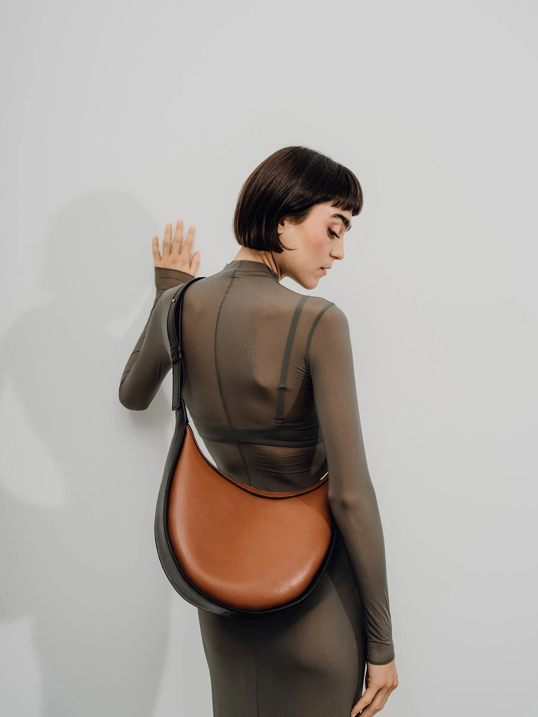 Loulou MIRUM® Leather Vegan Bag | Congac