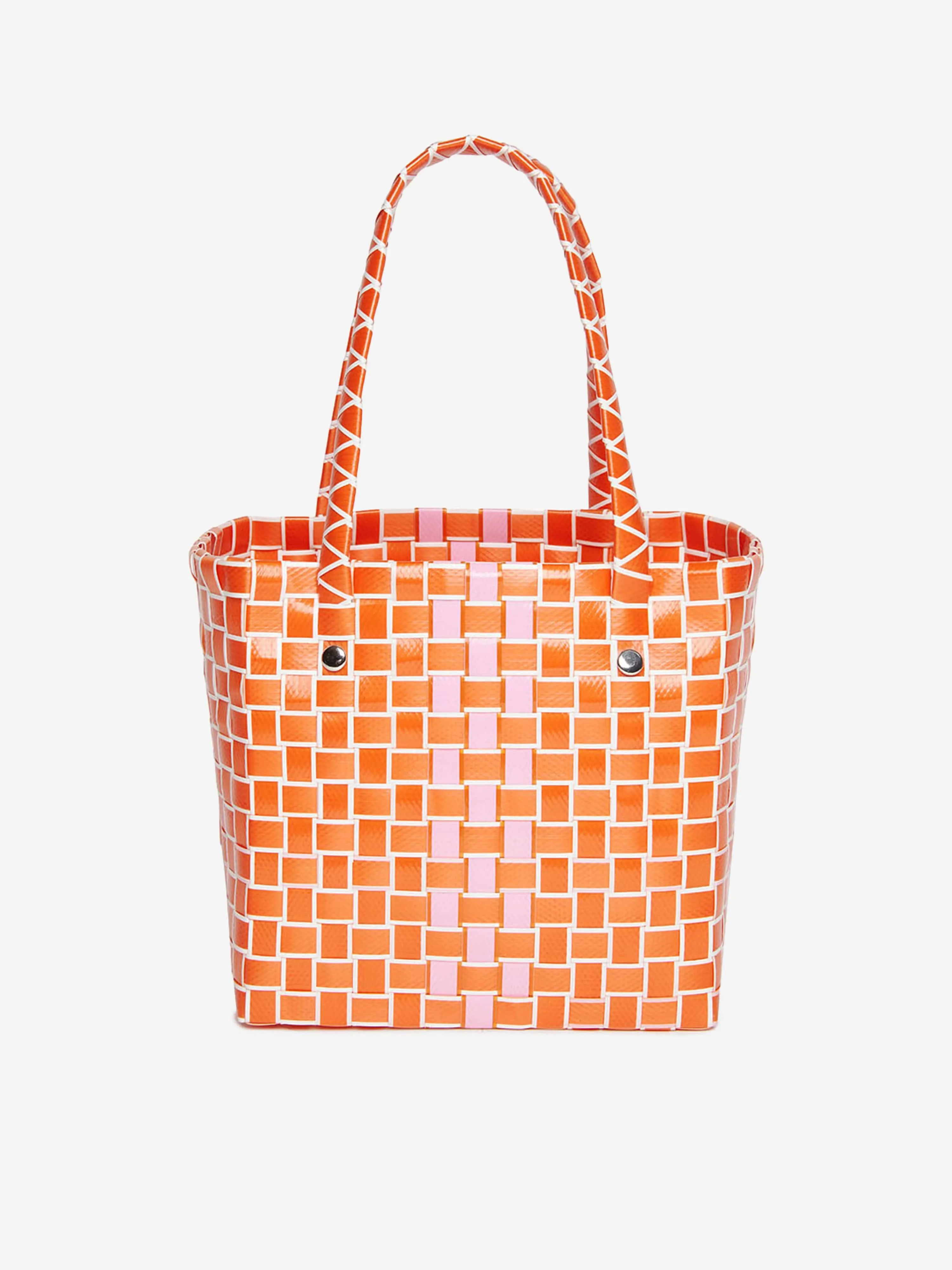 MARNI Girls Box Basket Bag in Orange (18cm)