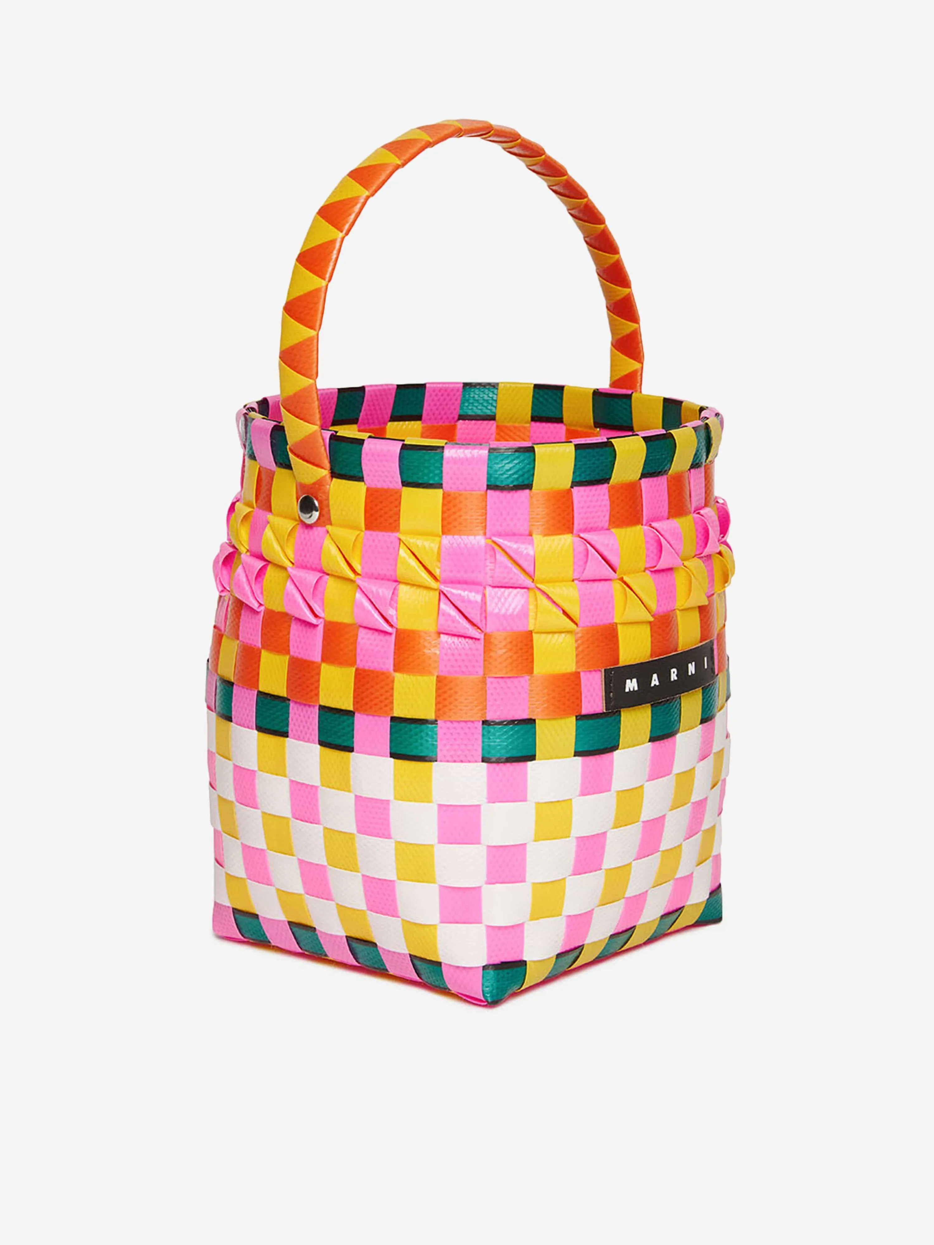 MARNI Girls Woven Pod Bag in Multicolour (16cm)