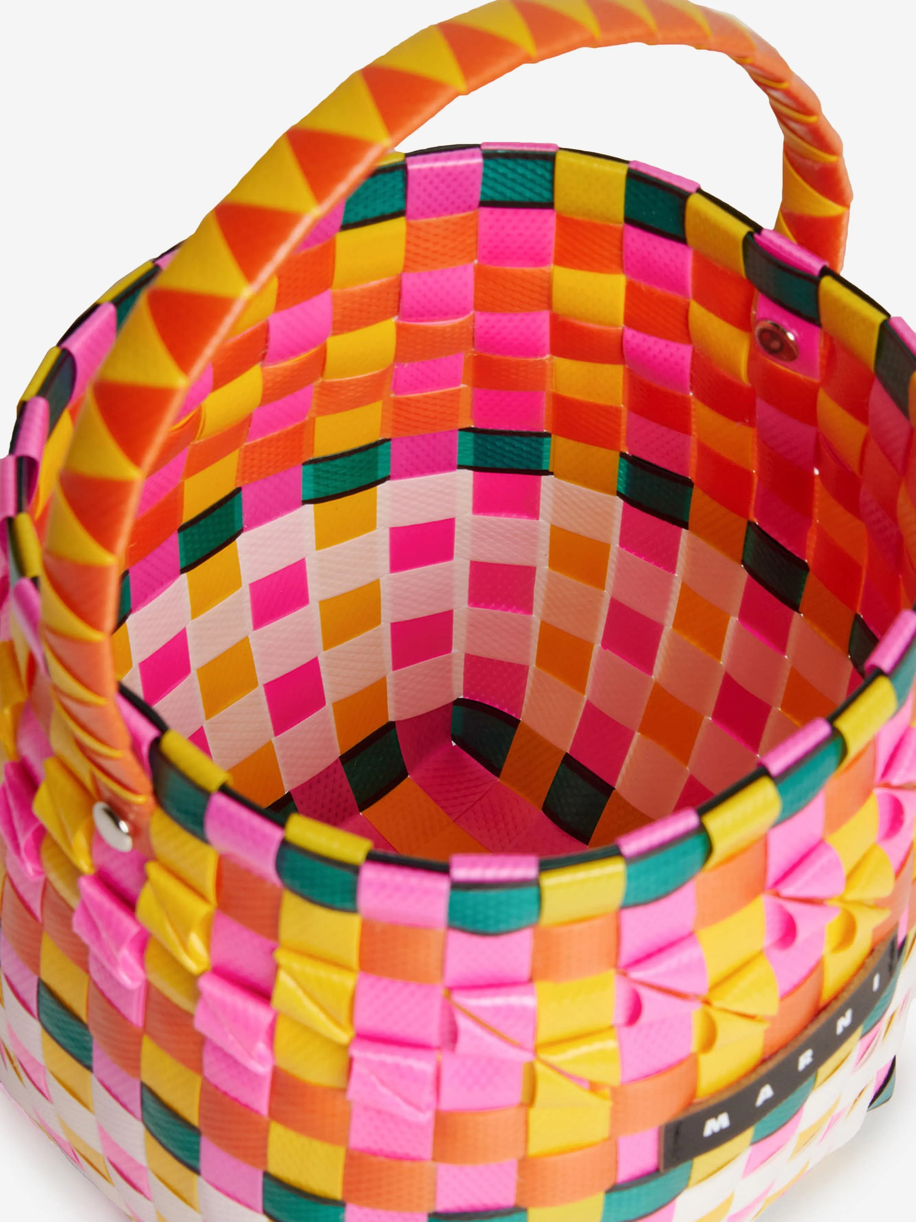 MARNI Girls Woven Pod Bag in Multicolour (16cm)