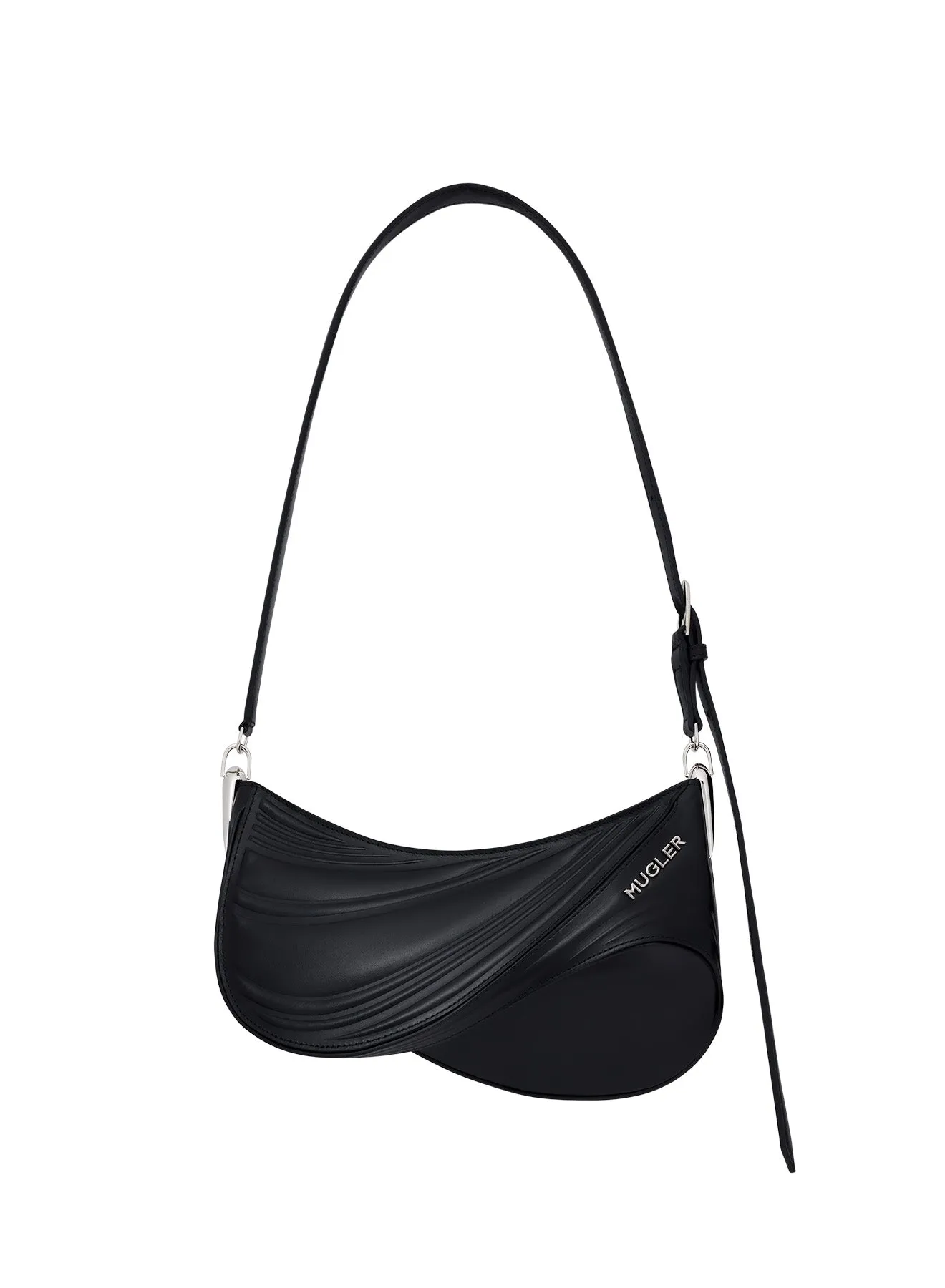 Medium embossed spiral curve 01 bag