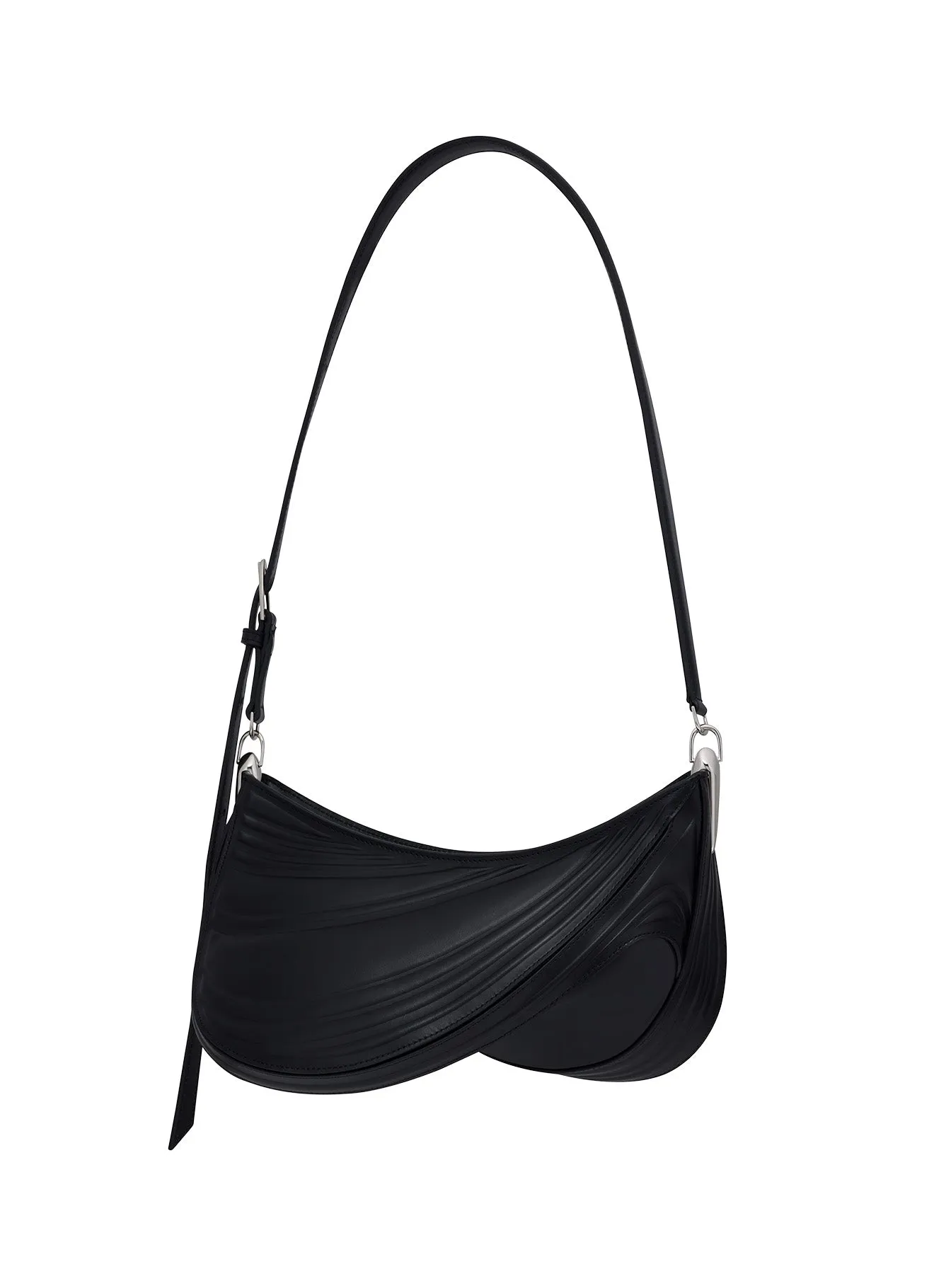 Medium embossed spiral curve 01 bag
