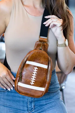 Mini Football Crossbody Backpack