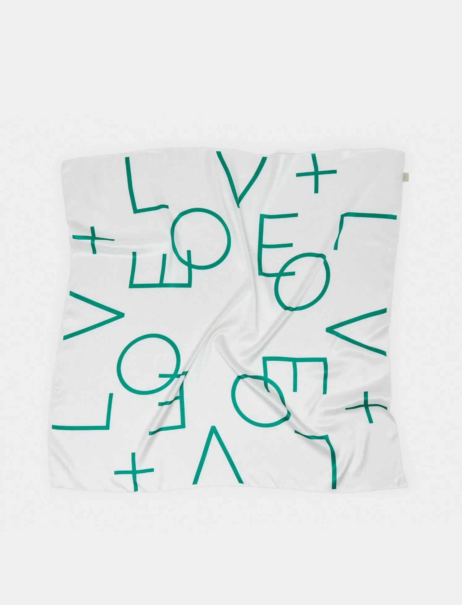 monogram love  scarf