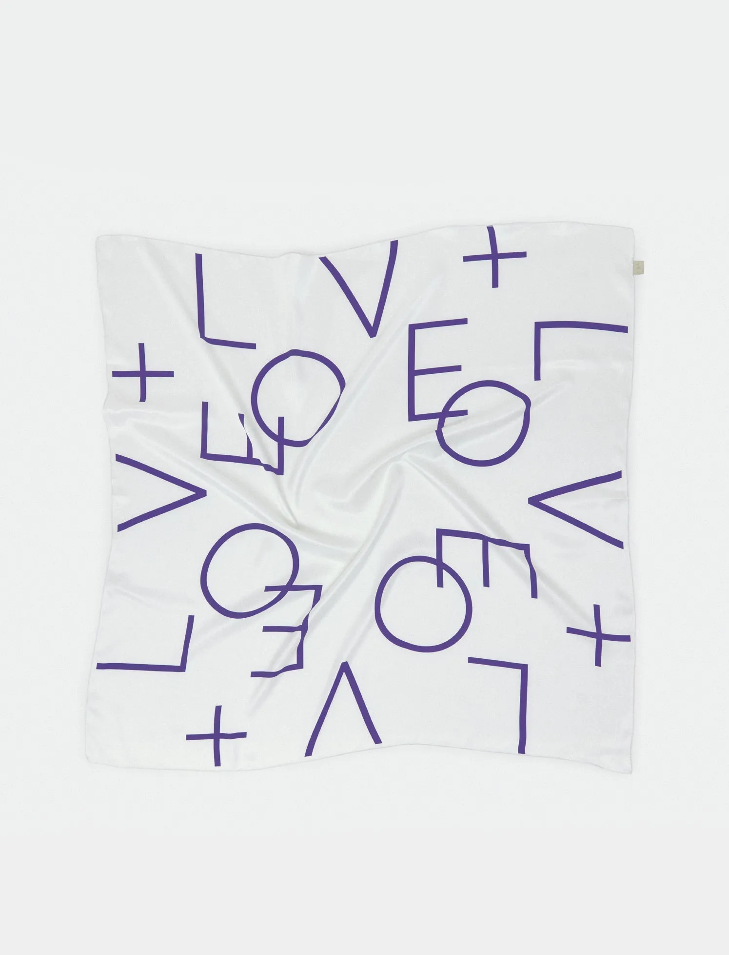 monogram love  scarf