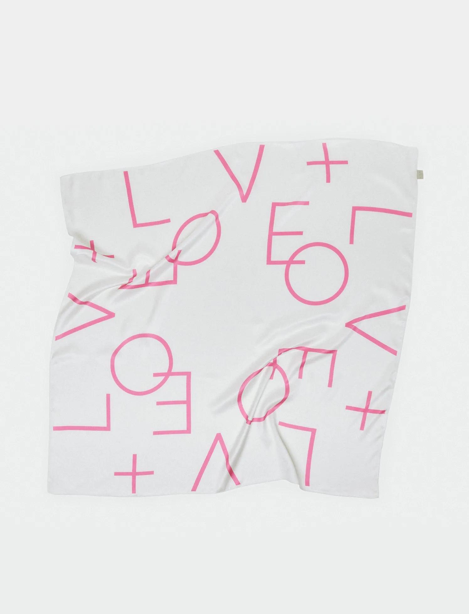 monogram love  scarf