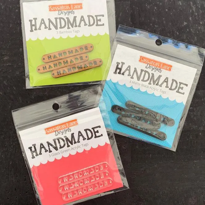 "Handmade" Tags - 3 pack