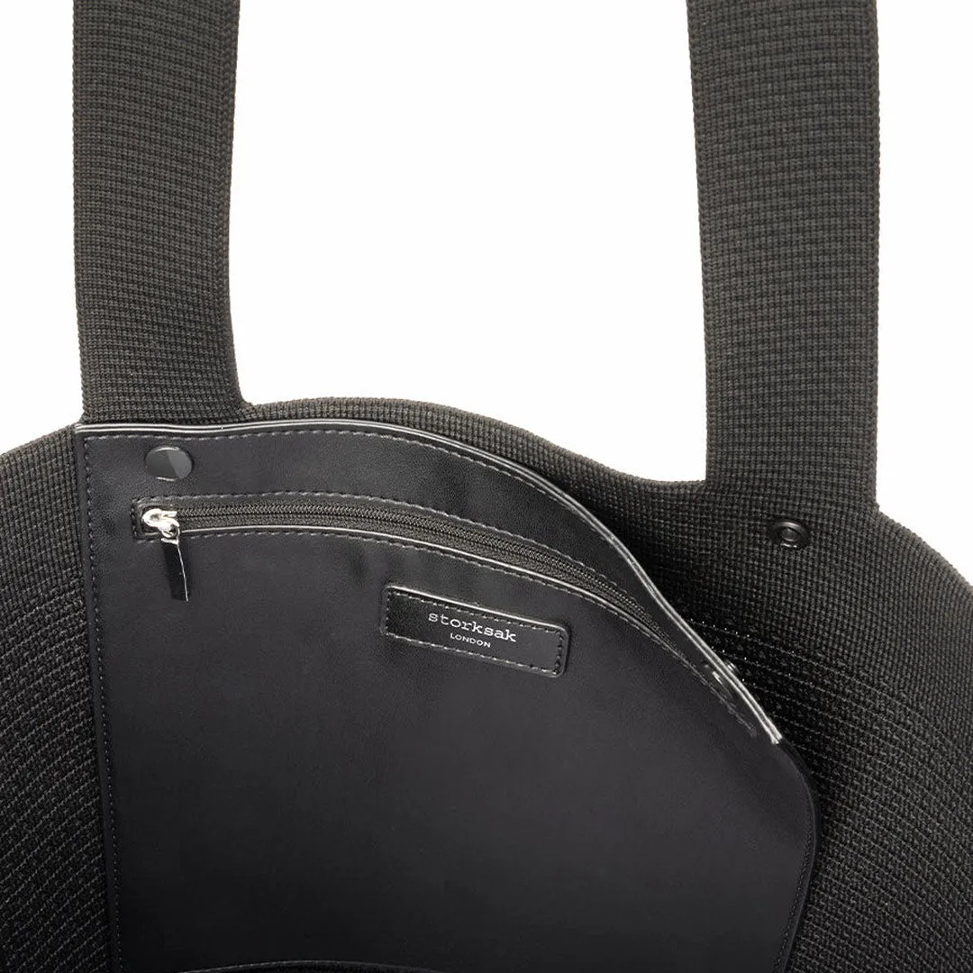 Storksak Thea Tote   Compact Changing Bag - Black