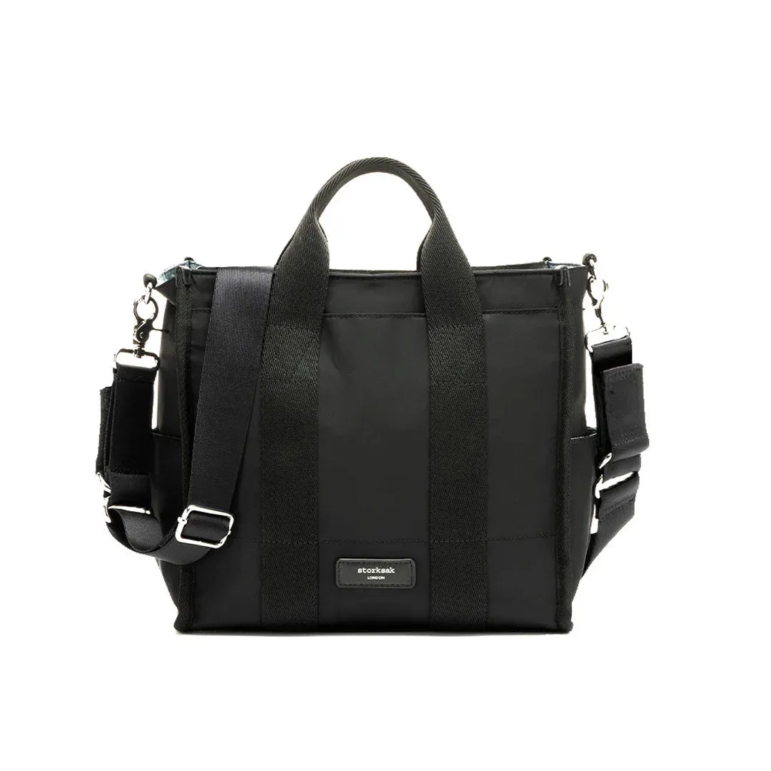 Storksak Thea Tote   Compact Changing Bag - Black