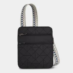 Travelon Anti-Theft Boho Slim Bag - Geo Black