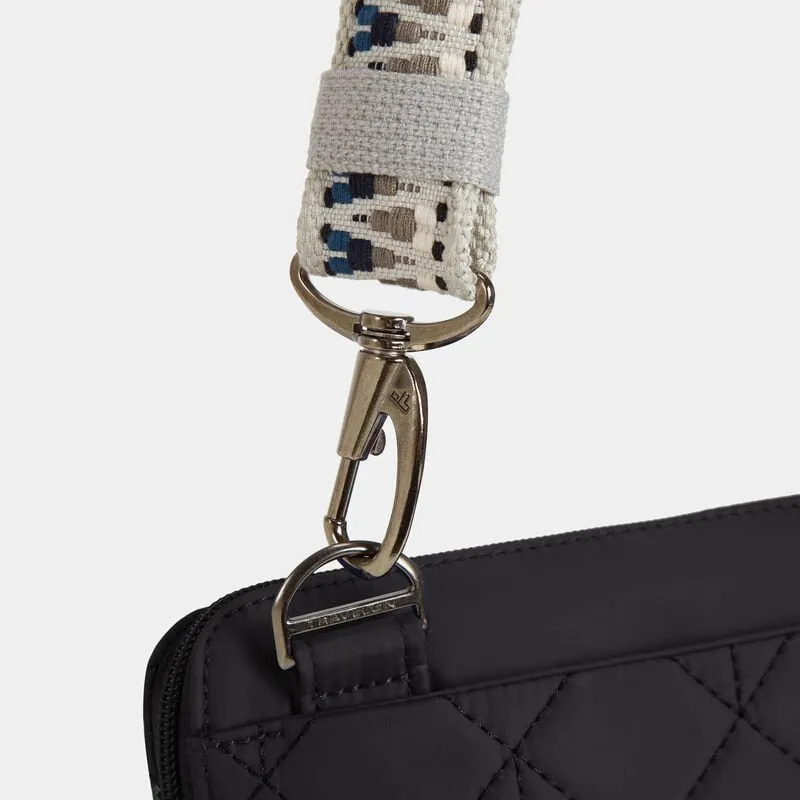 Travelon Anti-Theft Boho Slim Bag - Geo Black