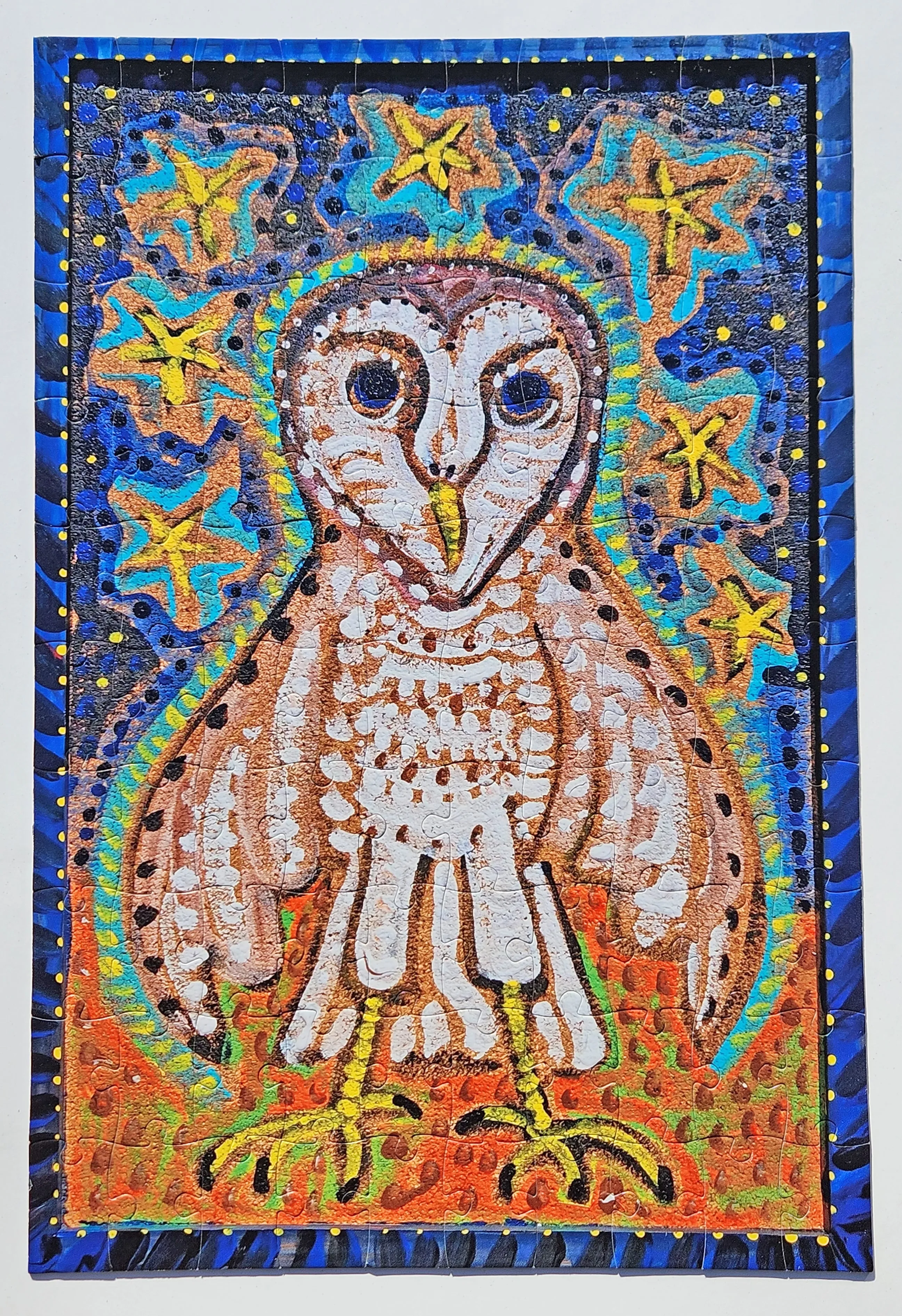 Up Owl Night by Peter Loose - 100 piece jigsaw puzzle