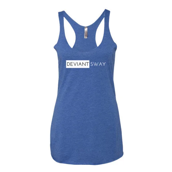 Women's Deviant Sway Signature Script racerback tank